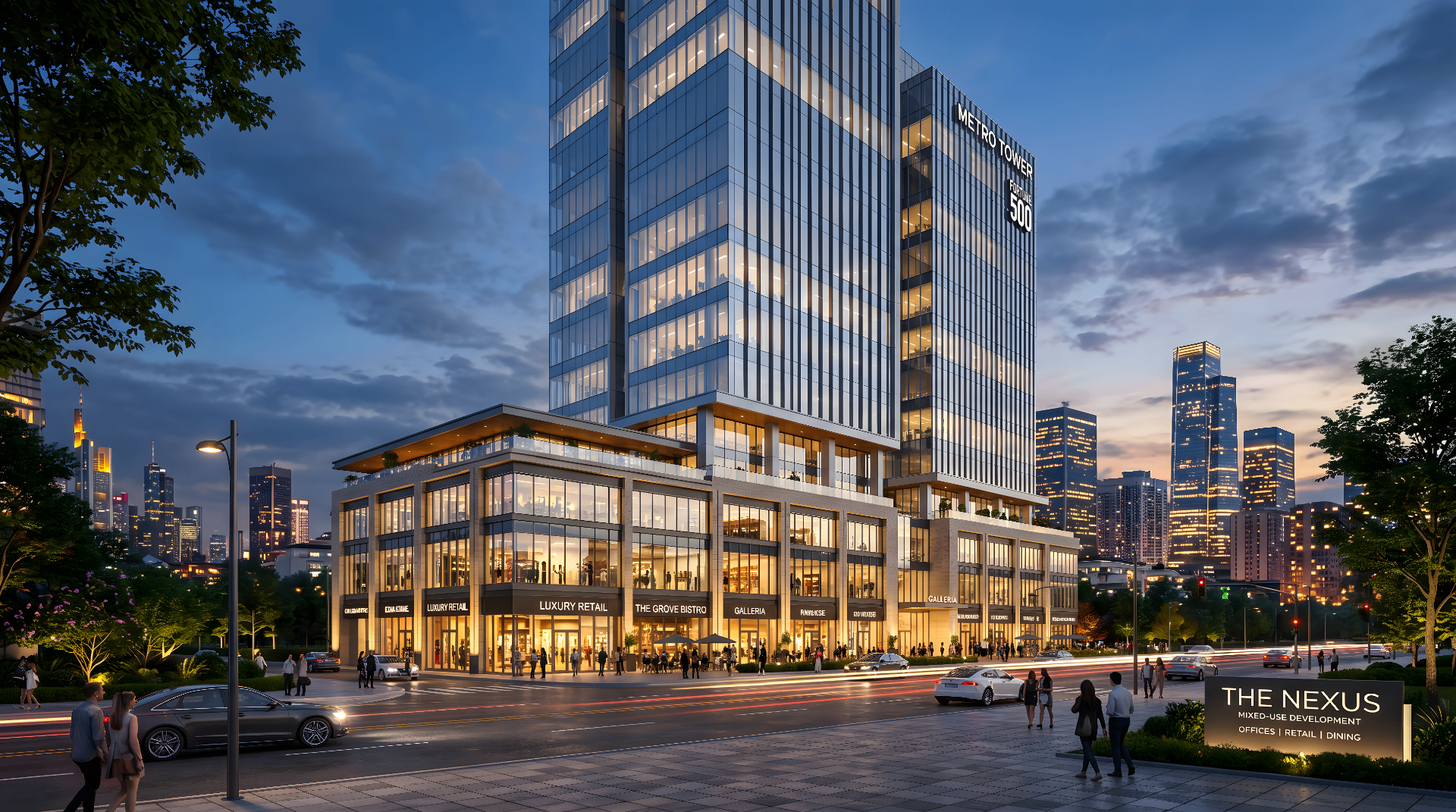 Mixed-Use Podium — 5-Story MEP Coordination